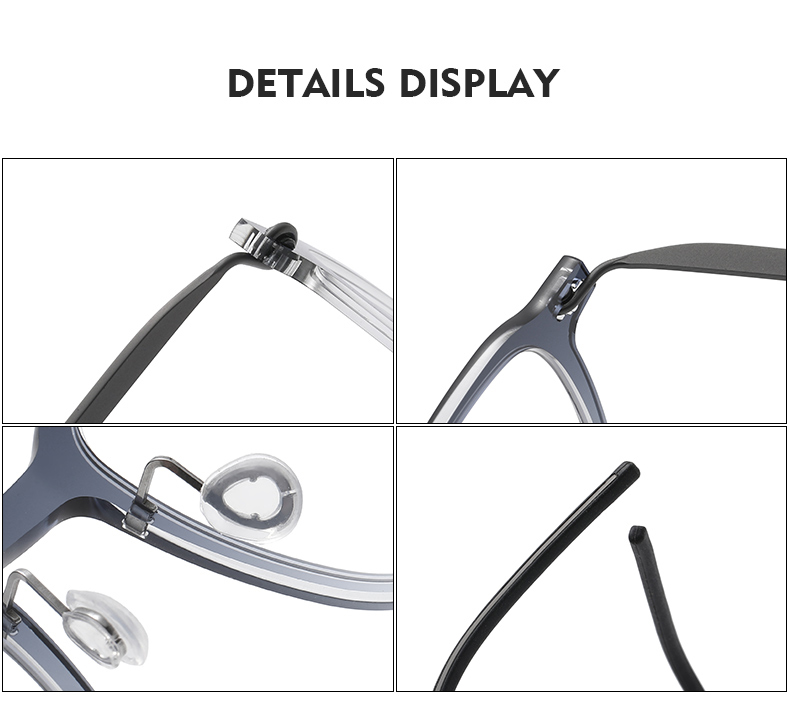 High Quality Beta Titanium Square Glasses Frame detail