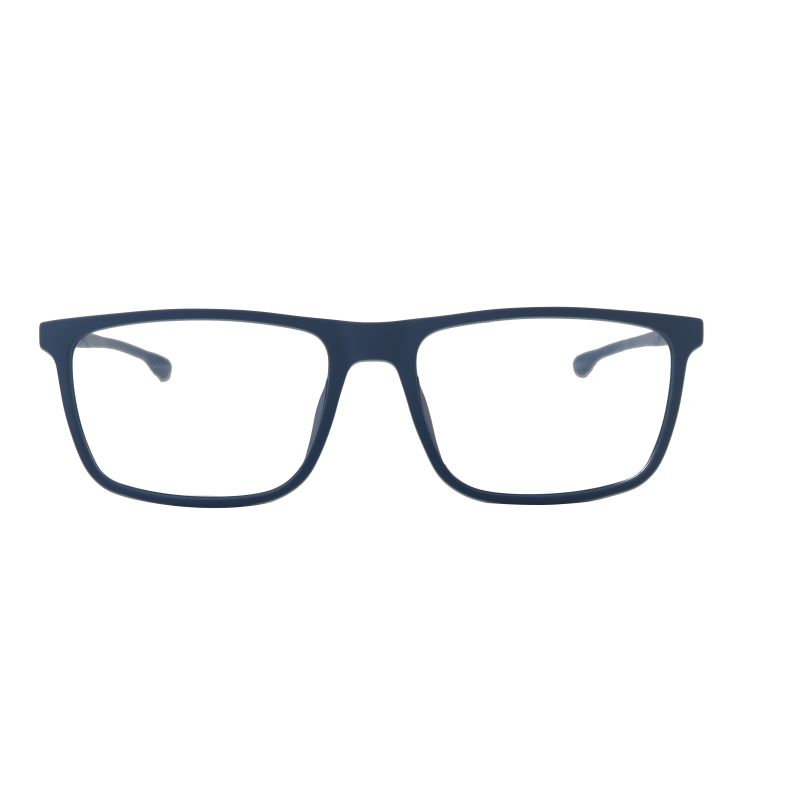 Anti Blue Square TR90 Eyeglasses Half-frame Frame deep blue front.jpg