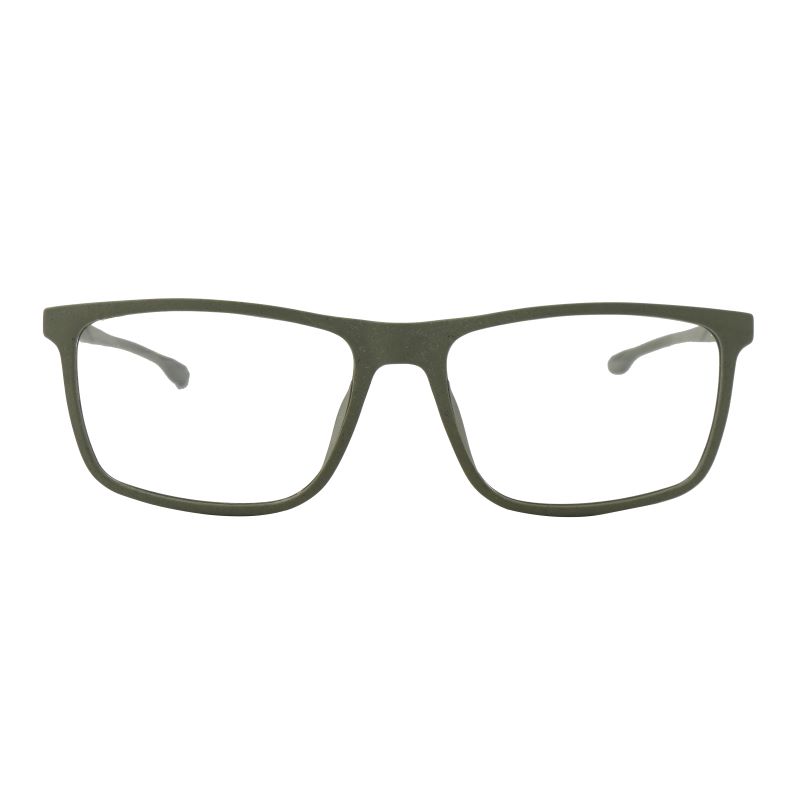 Anti Blue Square TR90 Eyeglasses Half-frame Frame deep green front.jpg